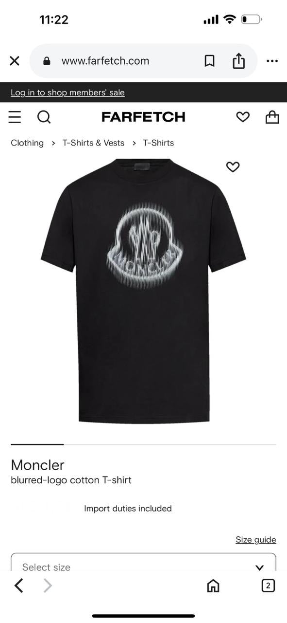 Moncler T-Shirt 2 colors