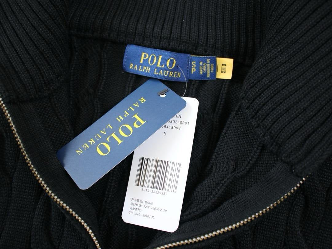 Polo Half Zipper Sweaters