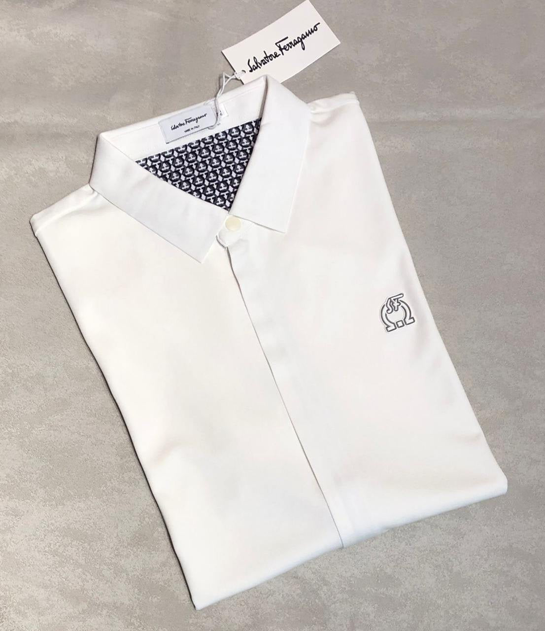 Ferragamo Zipped Polo Shirt 3 colors