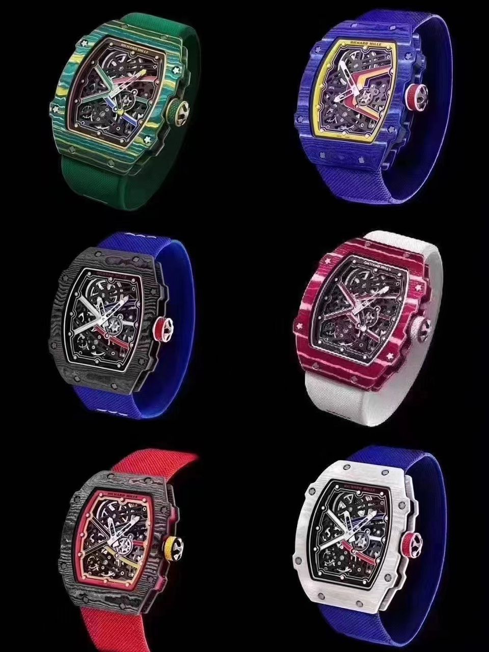 Richard Mille RM 67-02 Watch 6 Colors