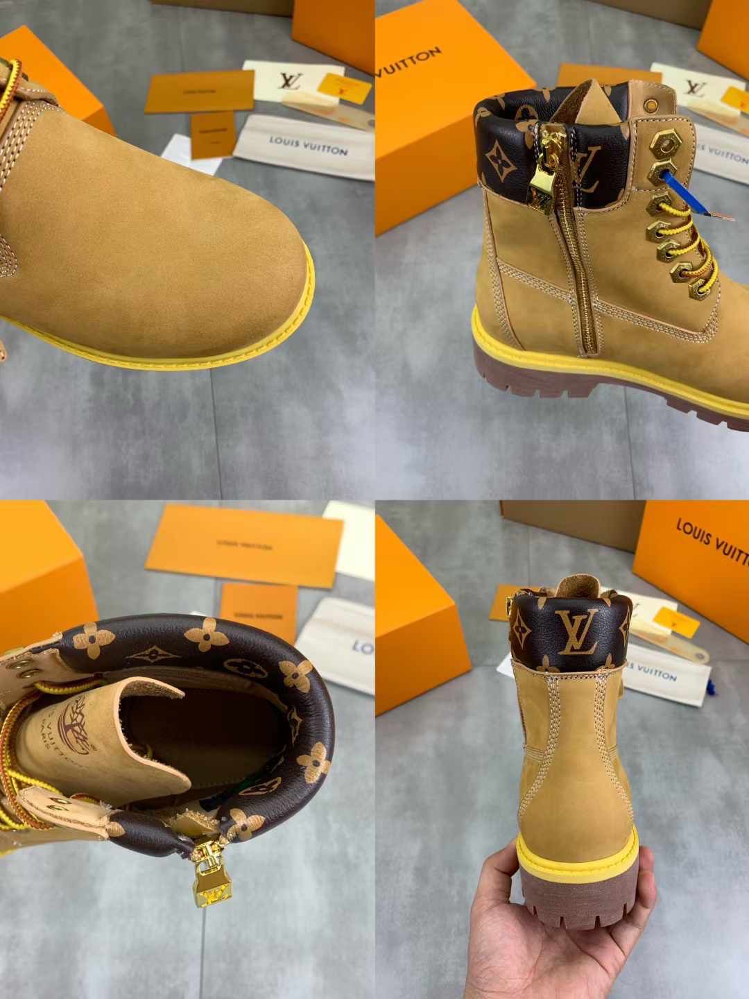 Louis Vuitton x Timberland Boots
