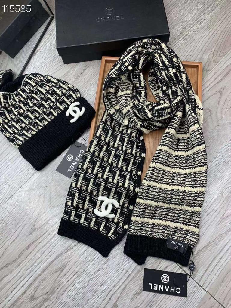 Chanel  Beanie Set 3 Colors