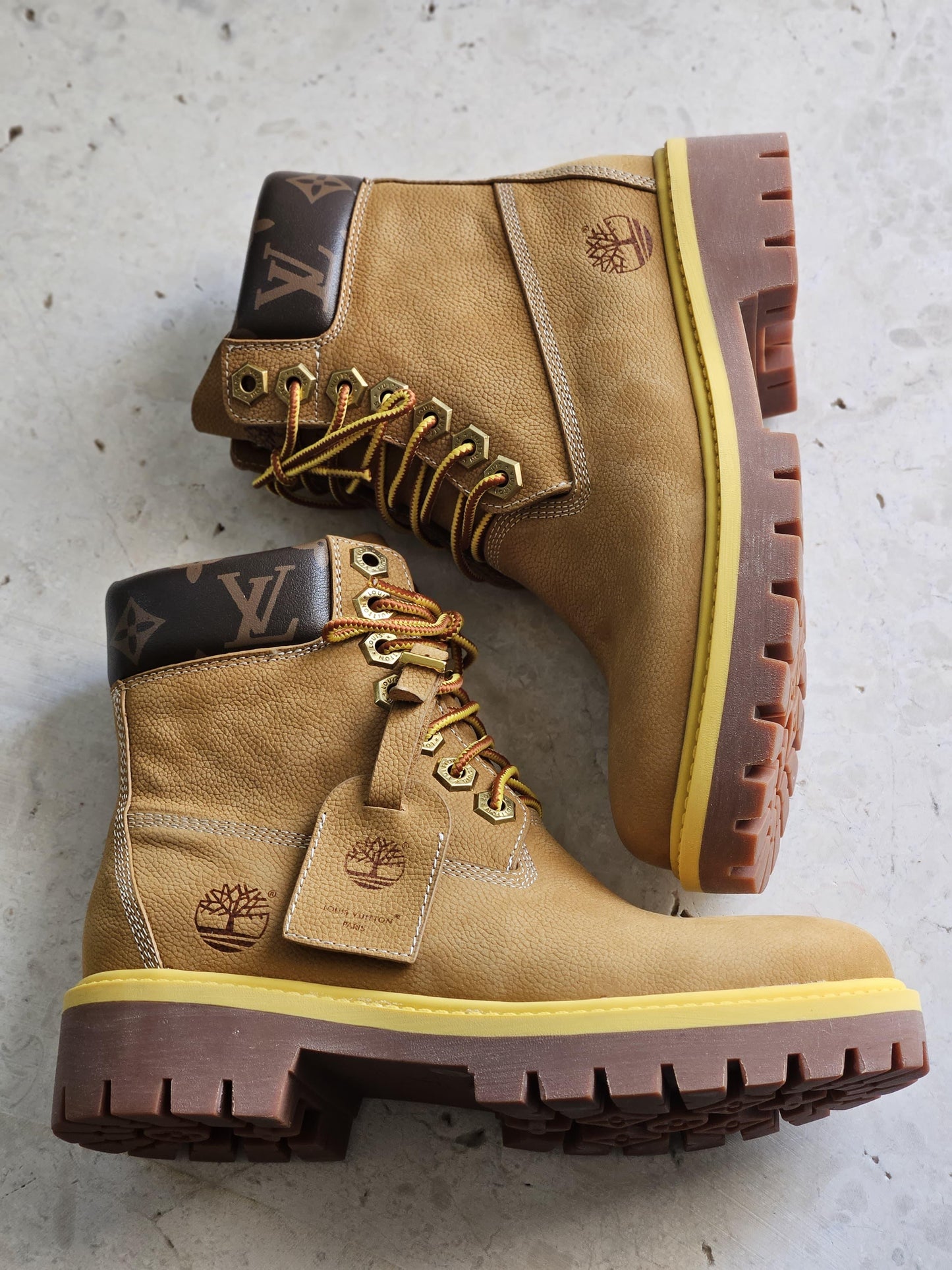 Louis Vuitton X Timberland Boots