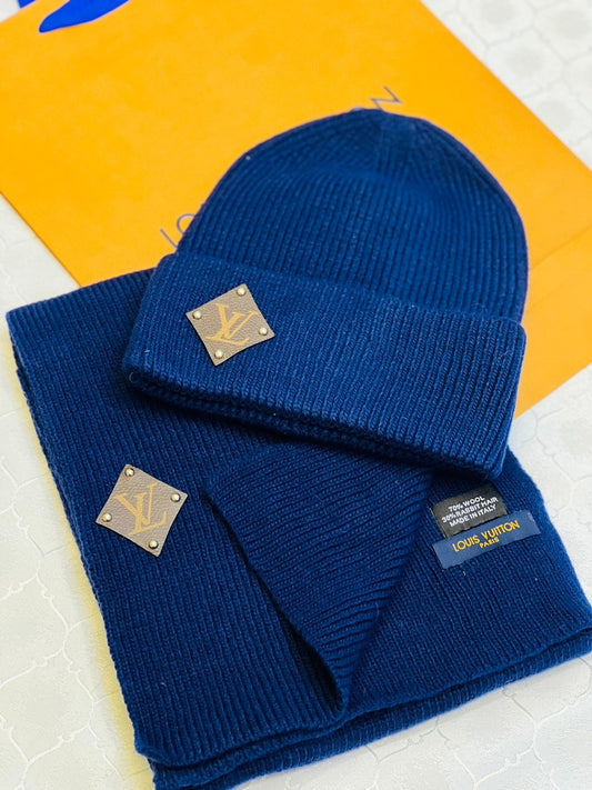 Louis Vuitton Beanie Set 3 colors
