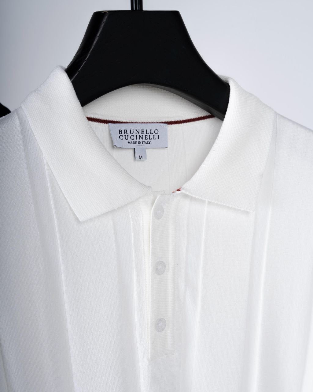 Brunello Cucinelli Long Sleeve Polo Shirt