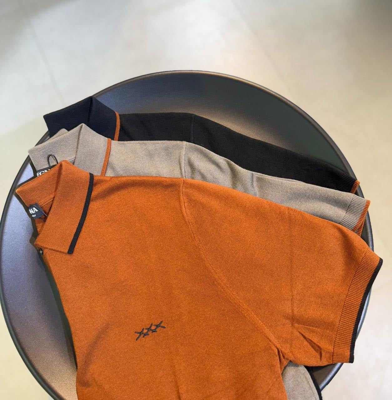 Zegna Cashmere Polo Shirt 3 colors