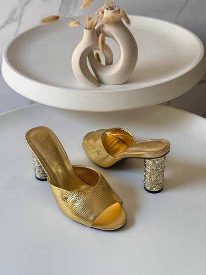 CHANEL HEELS 3 colors
