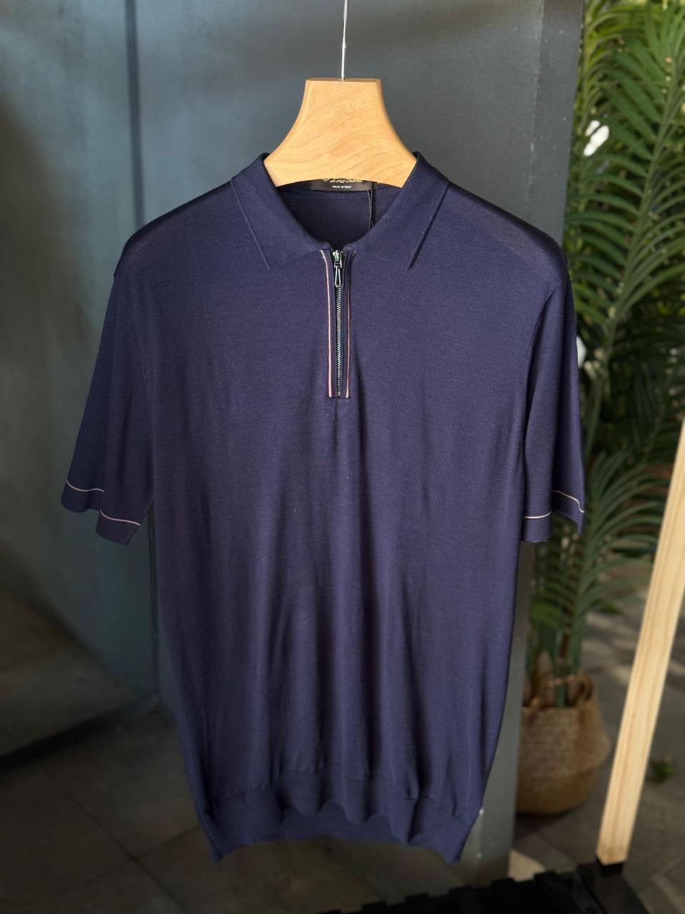 Loro Piana Zipper Polo Shirt 5 colors
