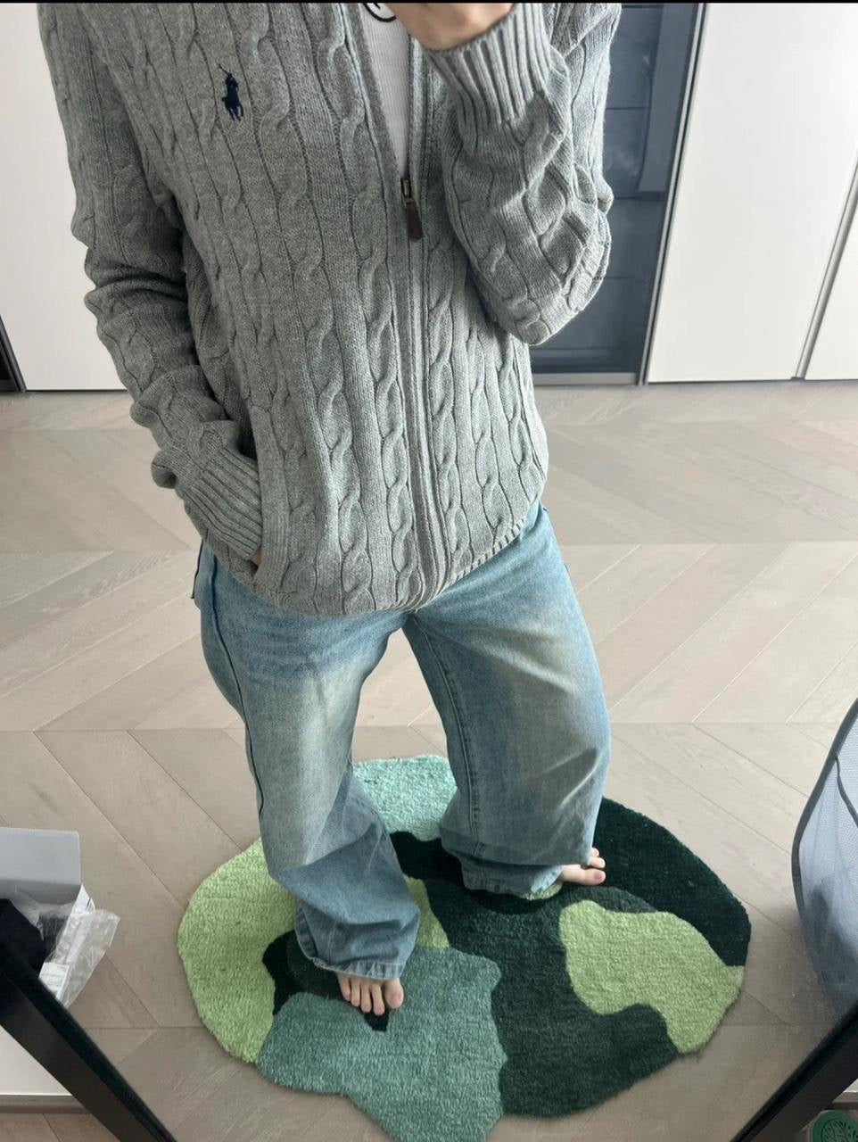 Polo Full Zipper Sweaters
