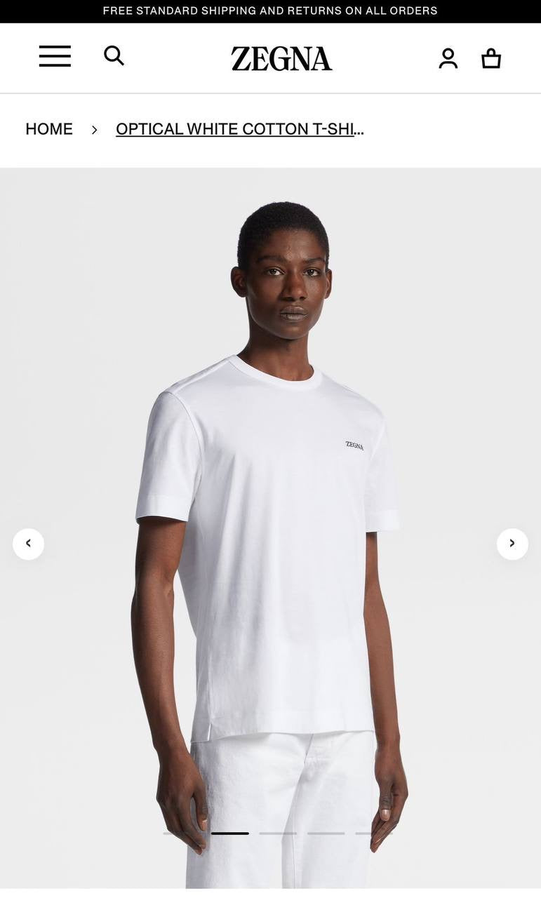 Zegna T-shirts 4 Colors