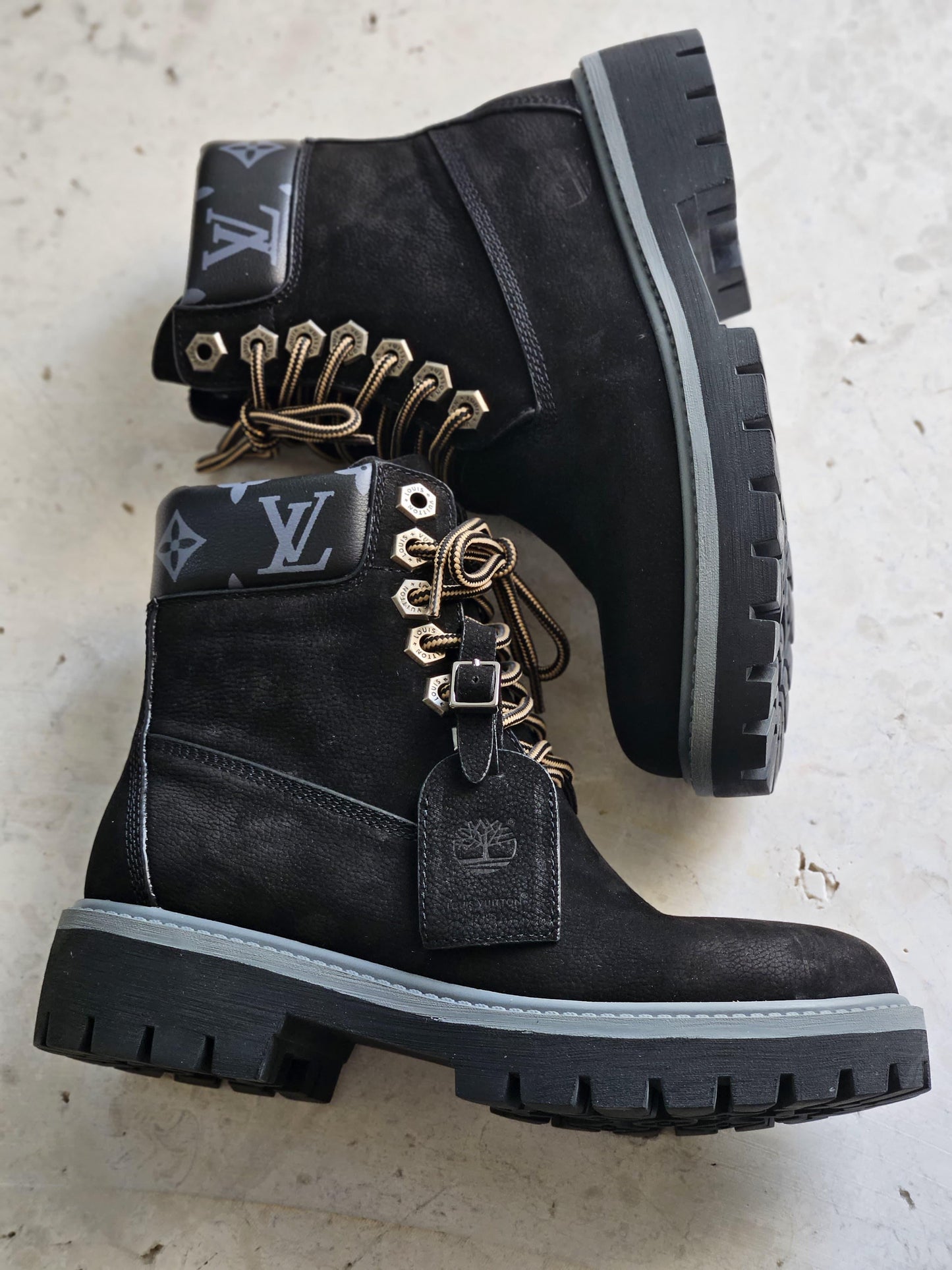 Louis Vuitton X Timberland Boots