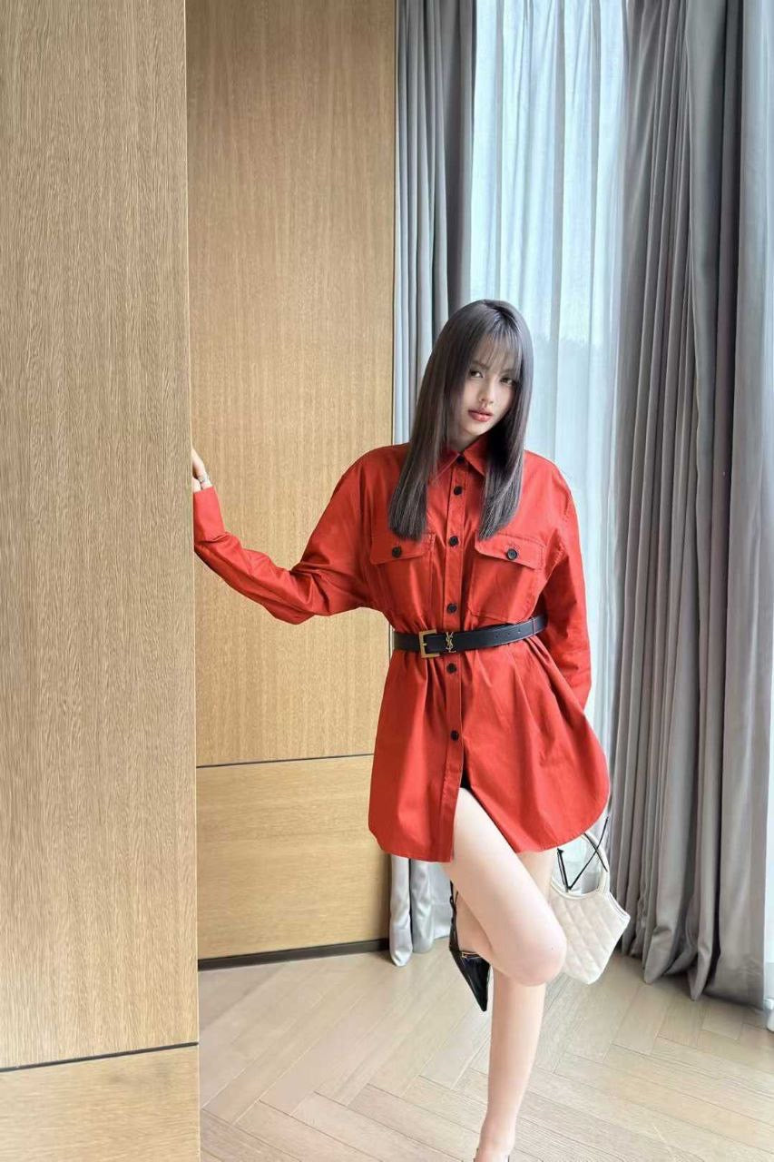 Ysl Long Sleeve Shirt
