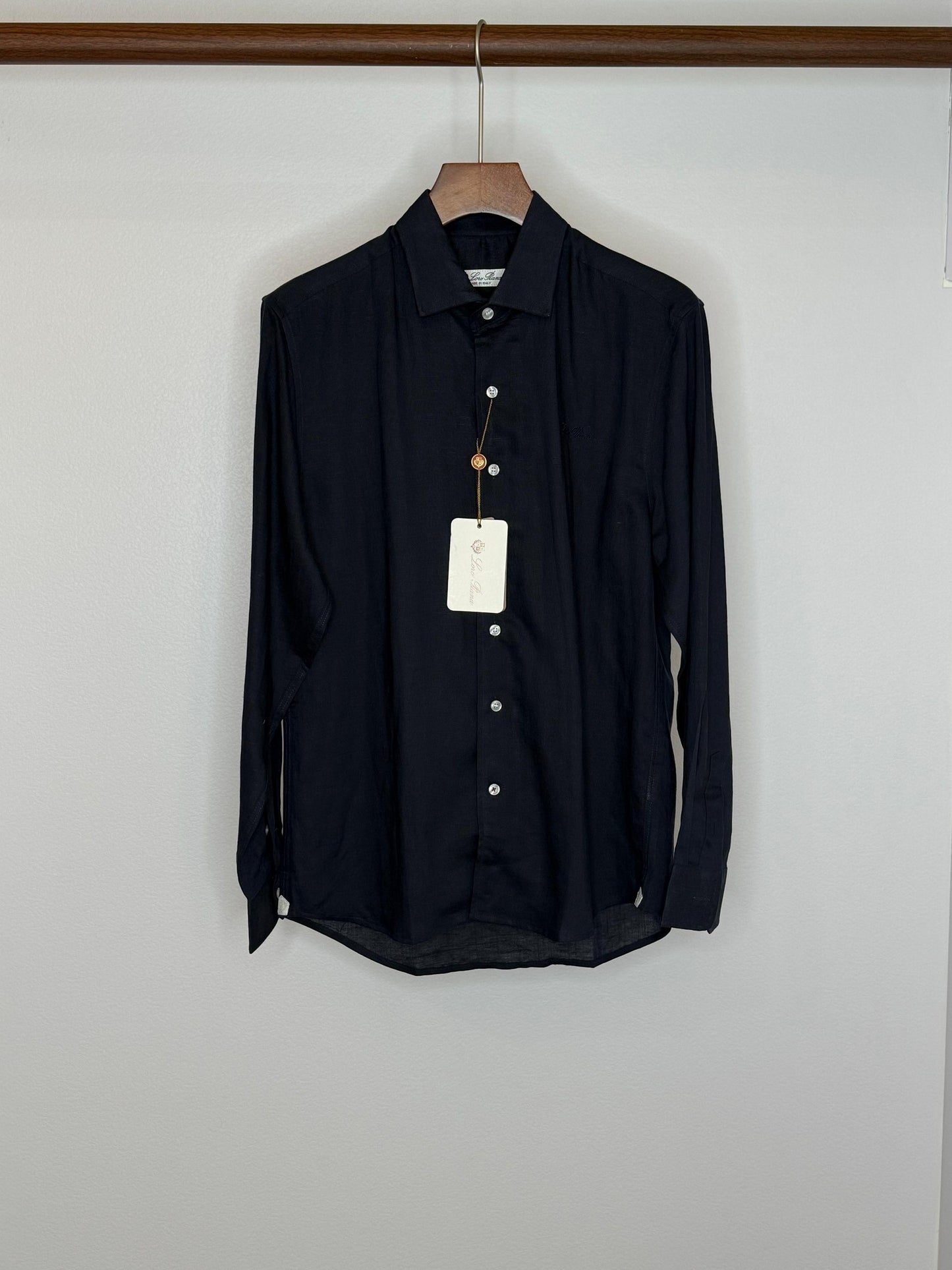 Loro Piana Long Sleeve Linen Shirt