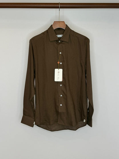Loro Piana Long Sleeve Linen Shirt