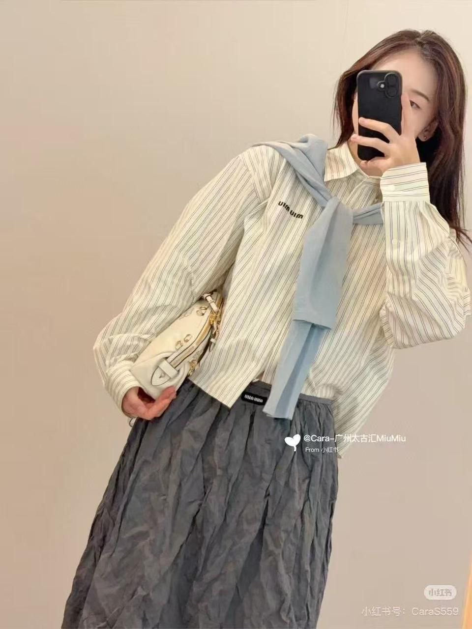 Miu Miu Long Sleeve Shirt