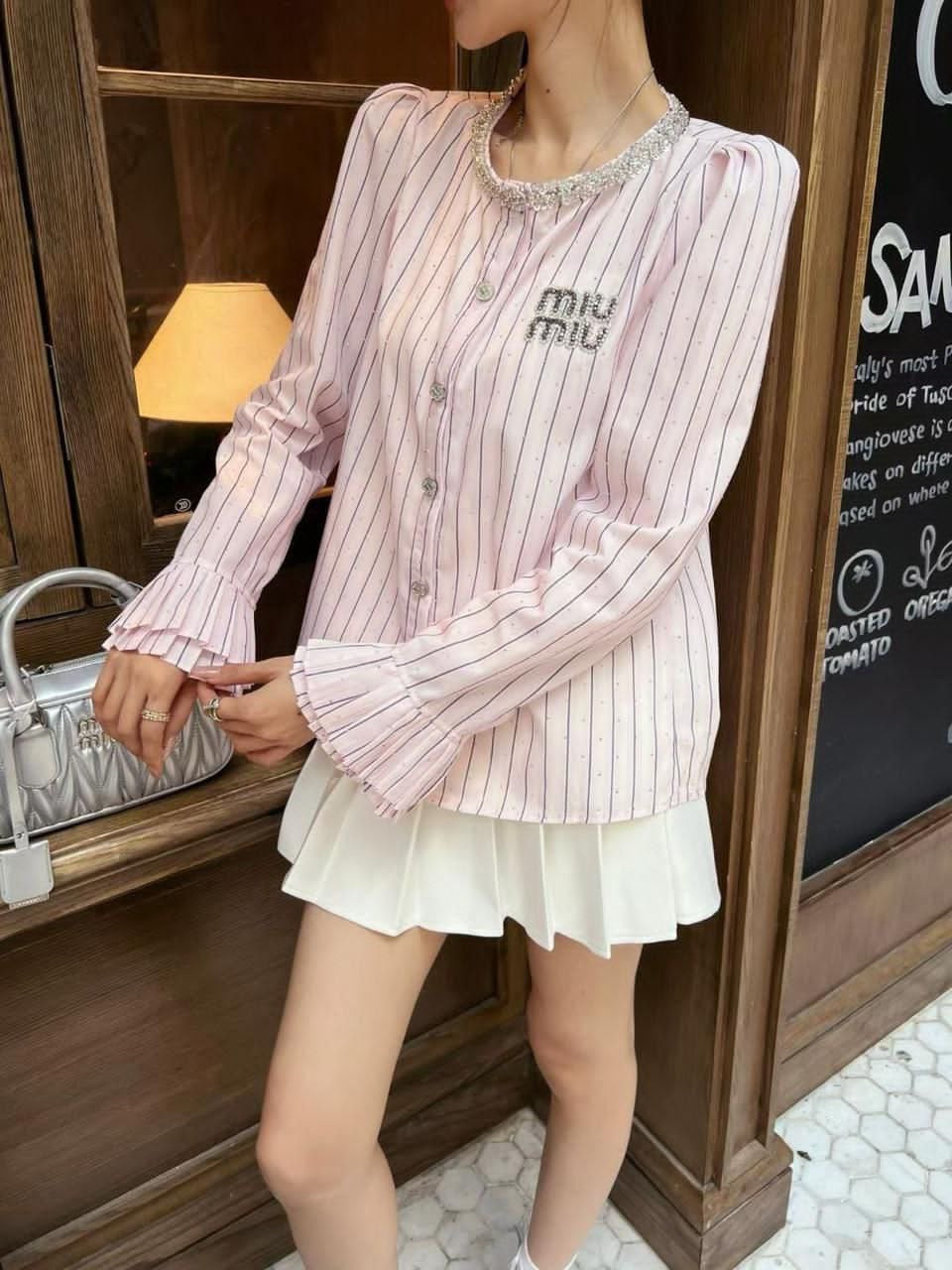 Miu Miu Long Sleeve Shirt