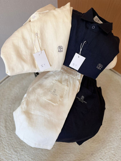 Brunello Cucinelli Linen Set
