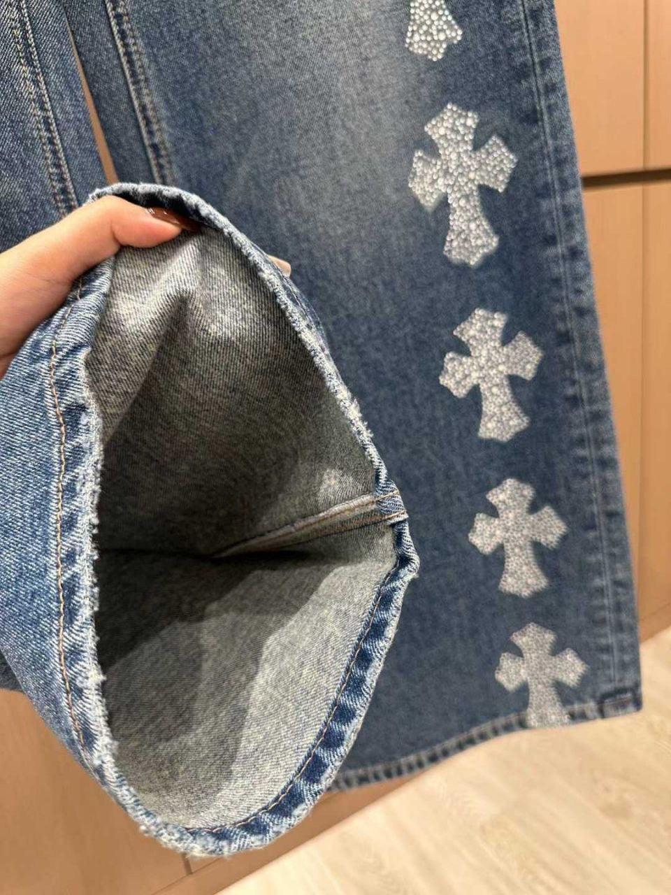 Chrome Hearts Jeans Pants