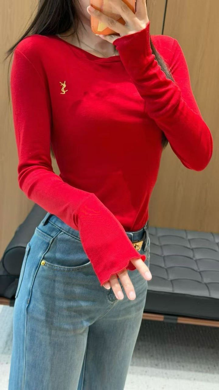 Ysl Long Sleeve Shirt