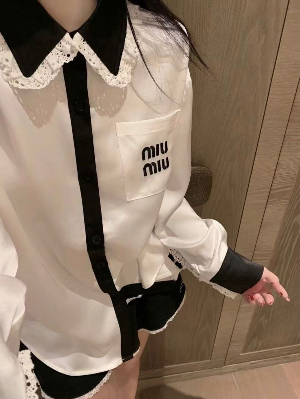 Miu Miu Long Sleeve Shirt