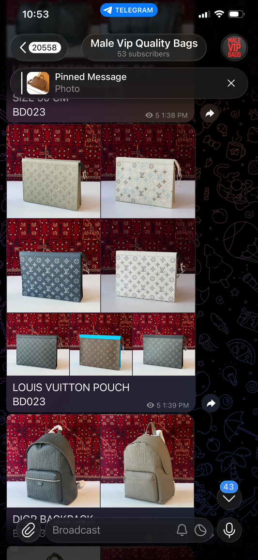 Louis Vuitton Clutch Bag 7 Colors (Vip)