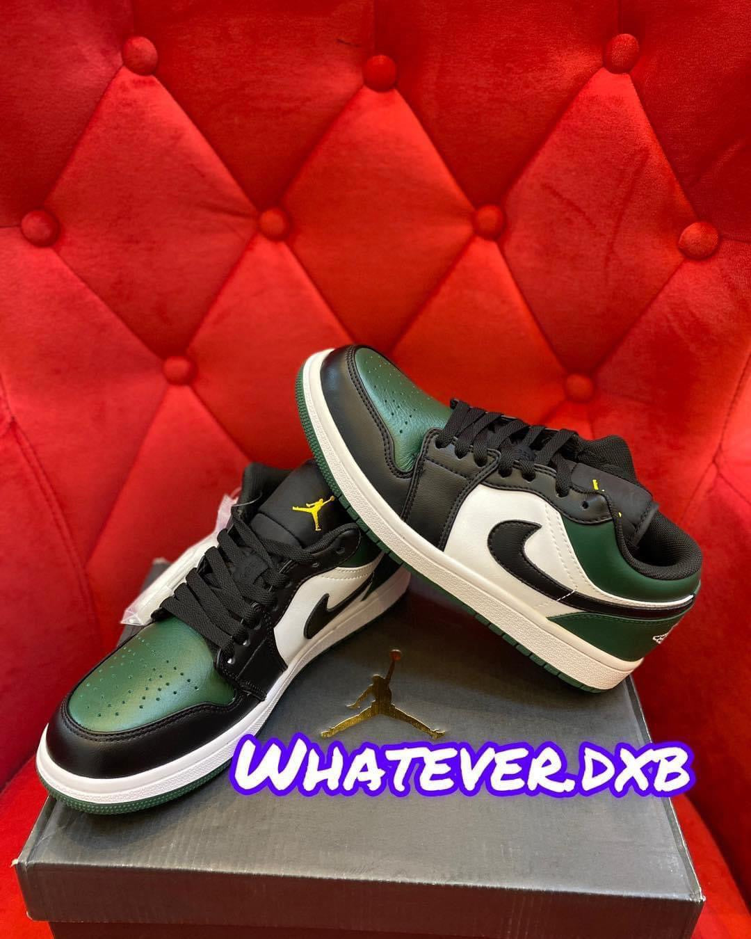 Jordan 1 low Green Toe