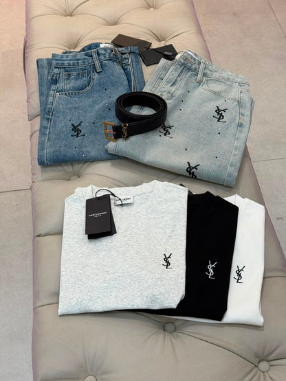 Ysl Jeans Pants