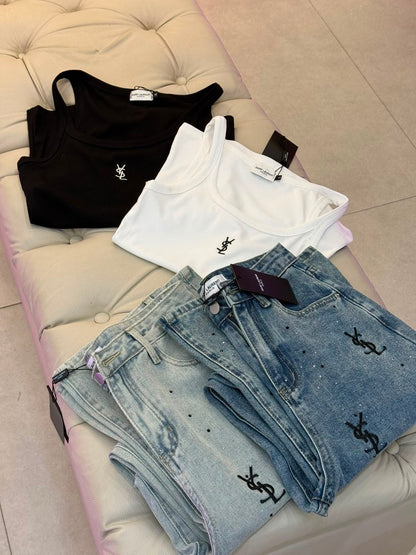 Ysl Jeans Pants