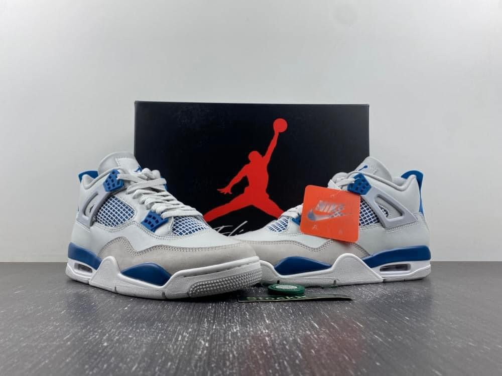 Jordan 4 Military blue