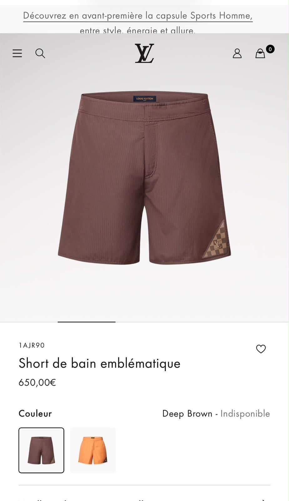 Louis Vuitton Swimming Short