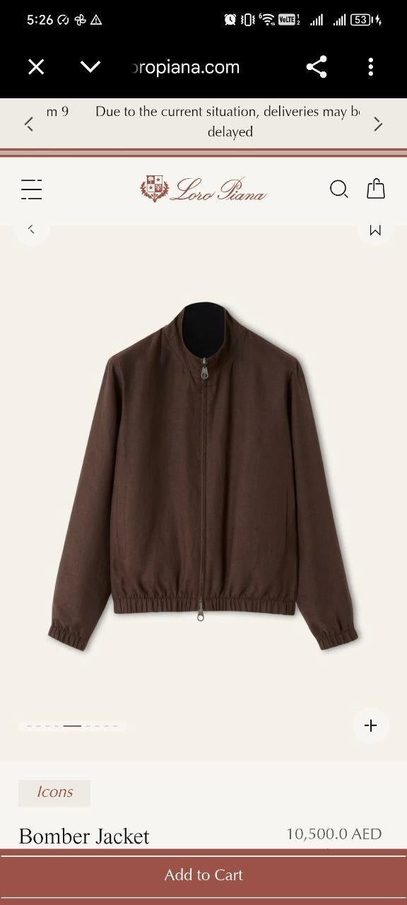 Loro Piana Reversible Jacket