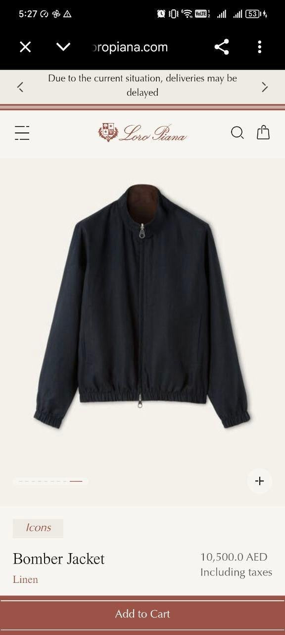 Loro Piana Reversible Jacket