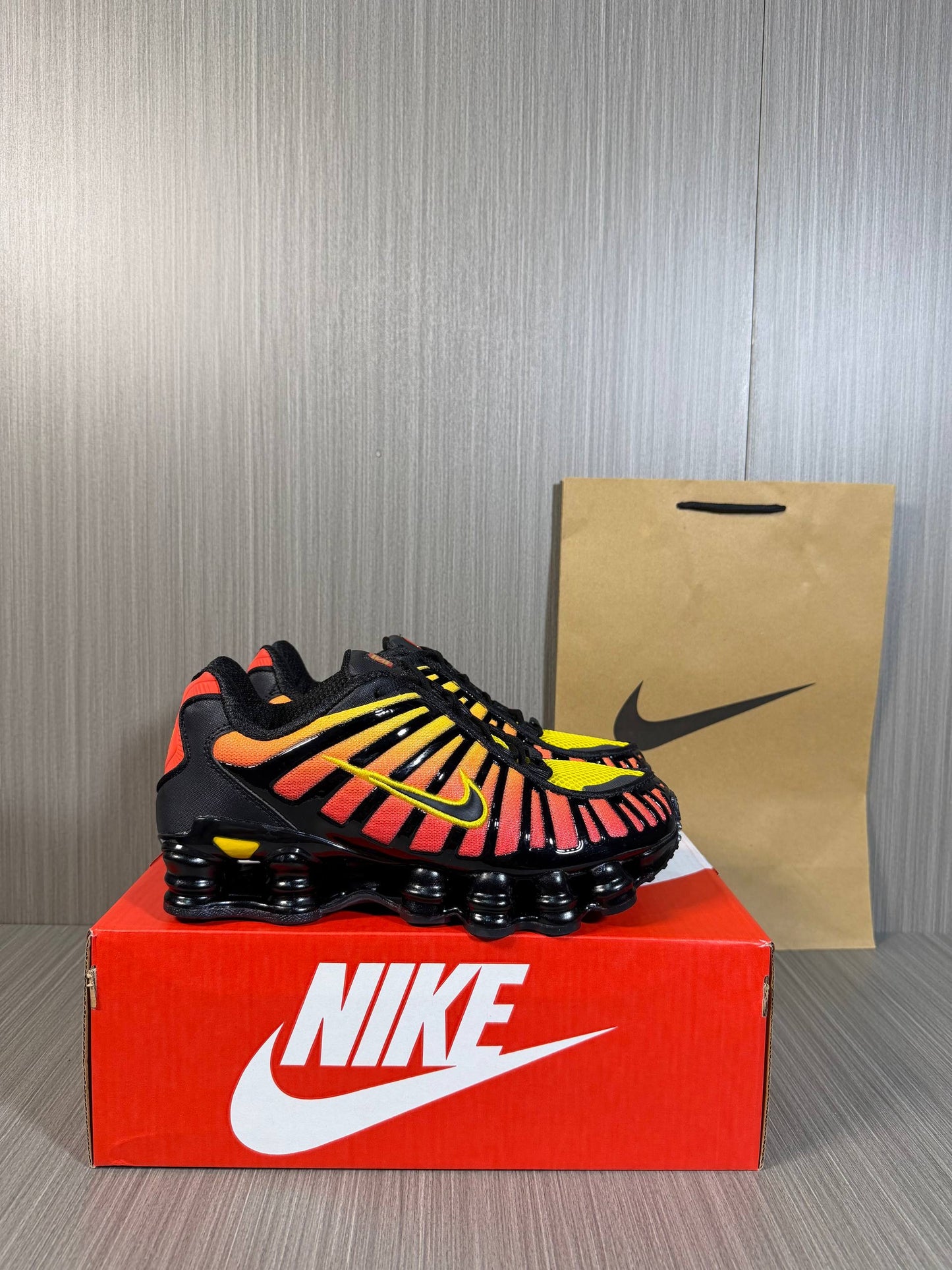Nike Shox TL Orange Changing Color