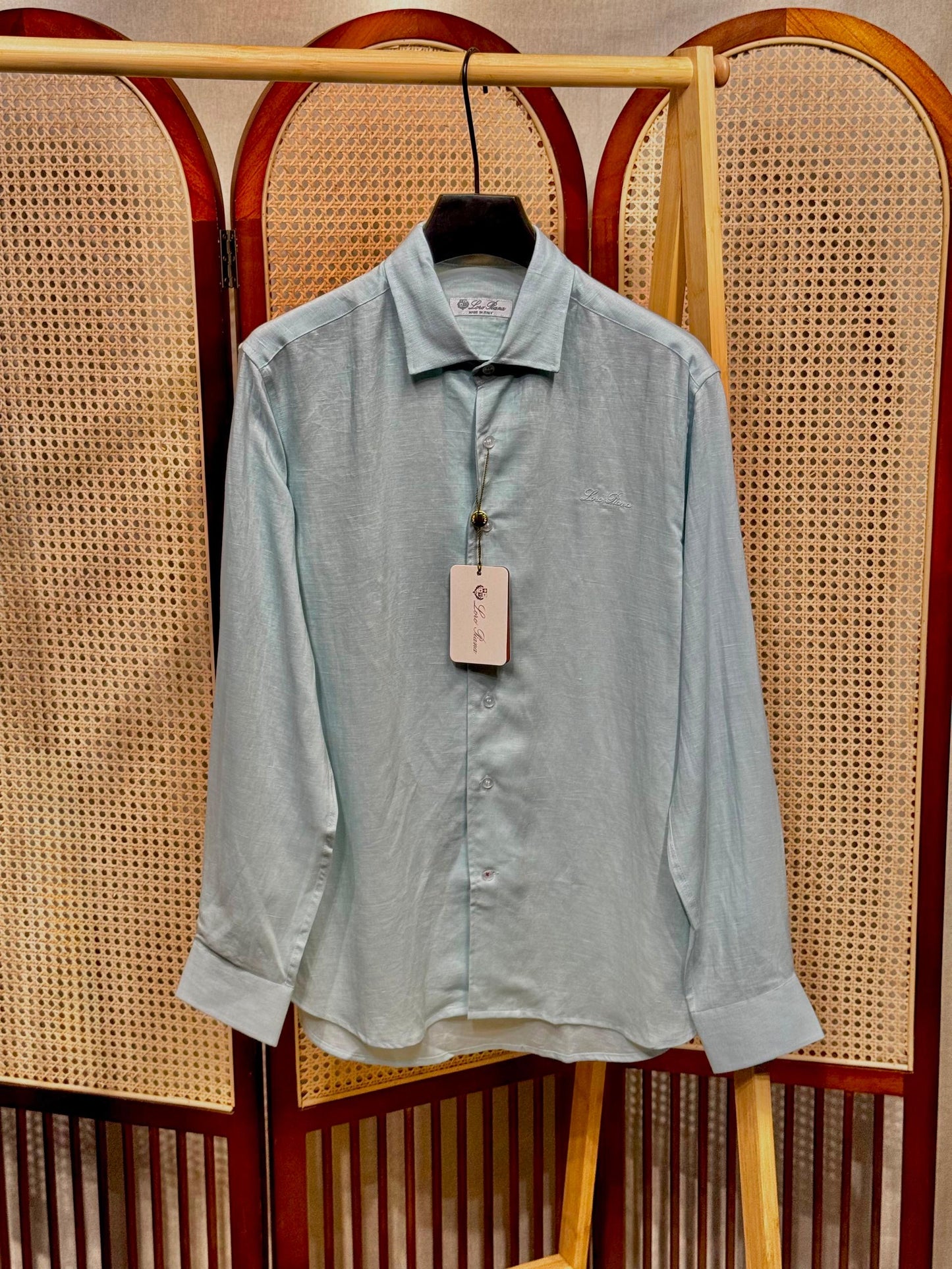 Loro Piana Long Sleeve Linen Shirt