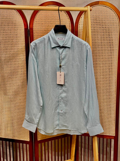 Loro Piana Long Sleeve Linen Shirt