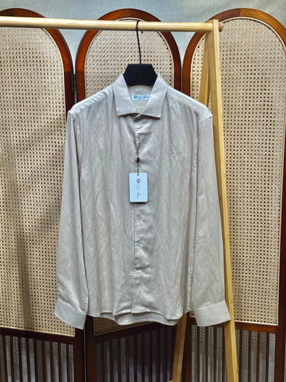 Loro Piana Long Sleeve Linen Shirt