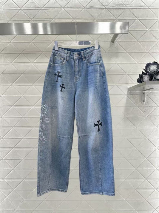 Chrome Hearts Jeans Pants