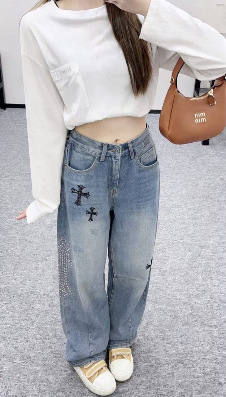 Chrome Hearts Jeans Pants
