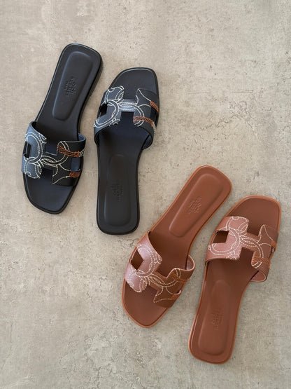 Hermes Slippers