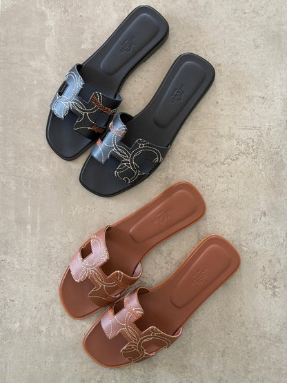 Hermes Slippers