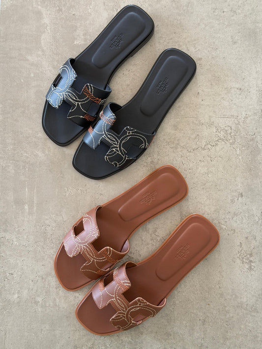 Hermes Slippers