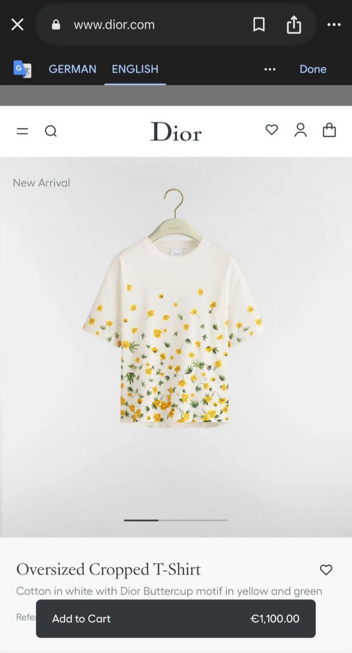 Dior T-shirt
