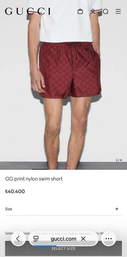 Gucci Swimming Shorts