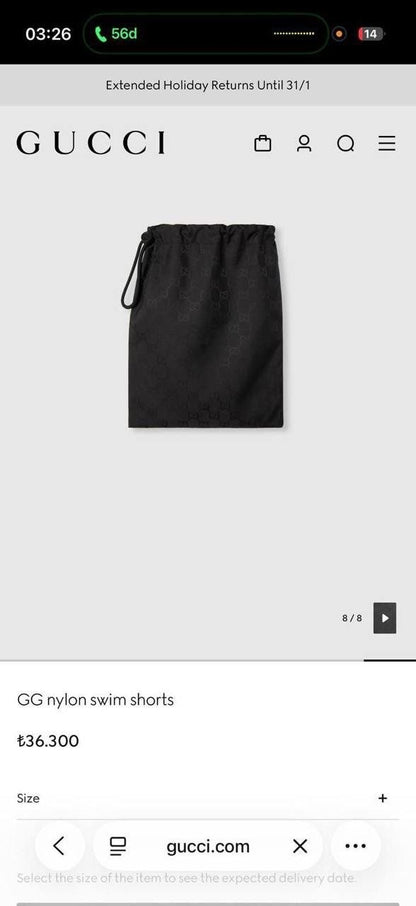 Gucci Swimming Shorts