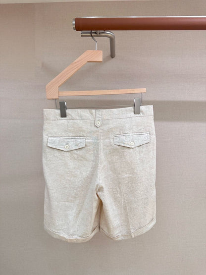 Loro Piana Linen Shorts