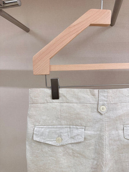 Loro Piana Linen Shorts