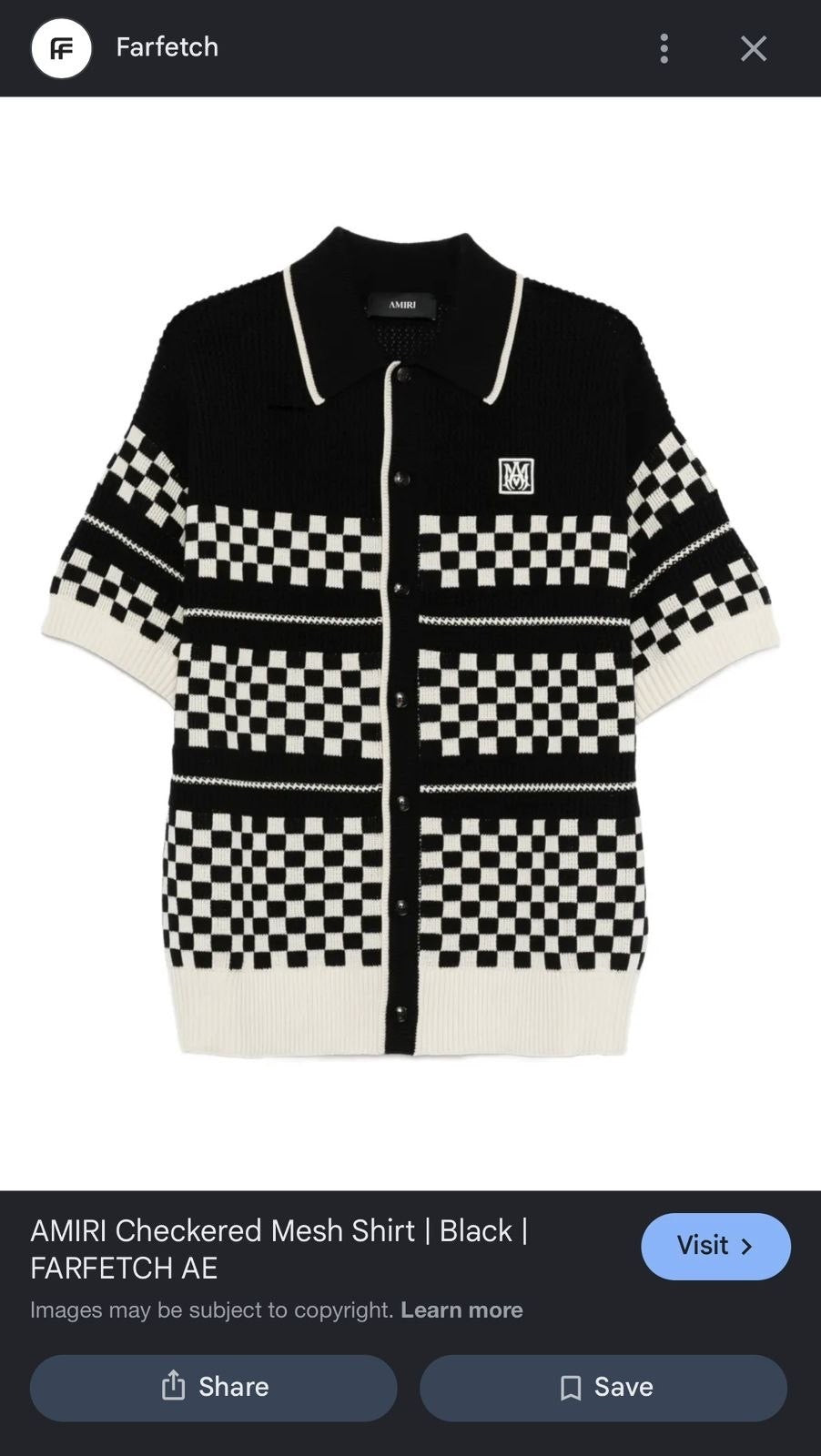 Amiri Polo Shirt