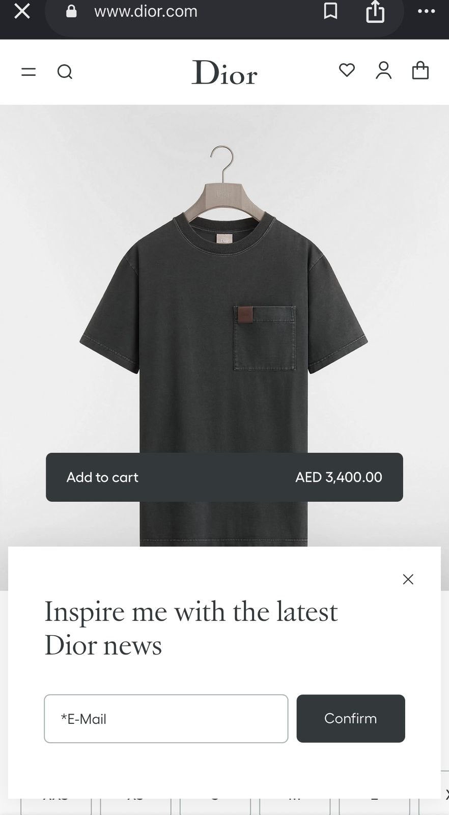 Dior T-shirt