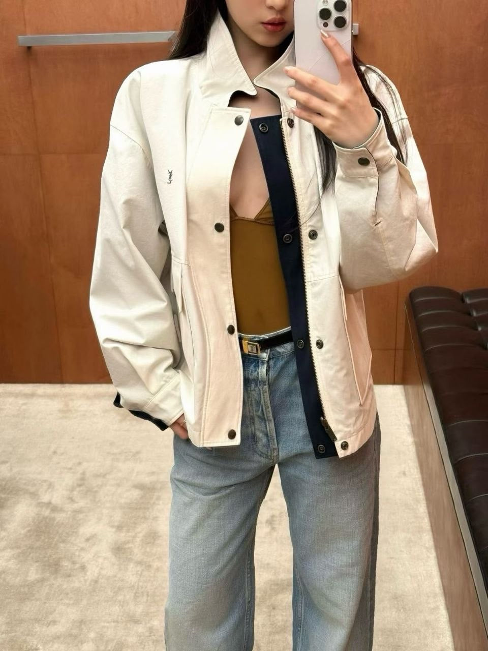Ysl Reversible Jacket