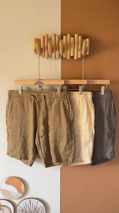 Loro Piana Linen Shorts